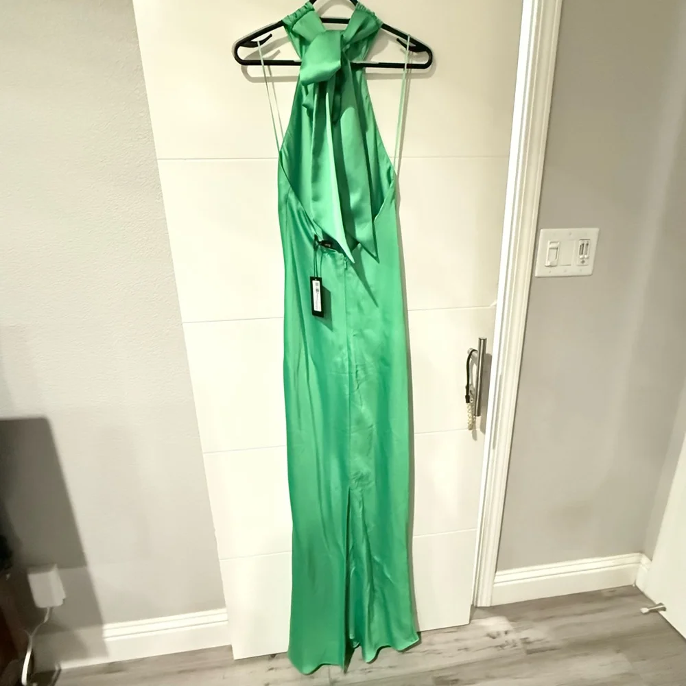 Ramy Brook Tatiana Gown Size 0 Green $695 MSRP - Picture 4 of 9